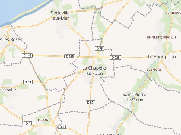 Plan de La Chapelle-sur-Dun