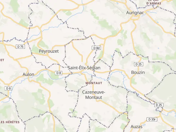 Plan de Saint-Élix-Séglan