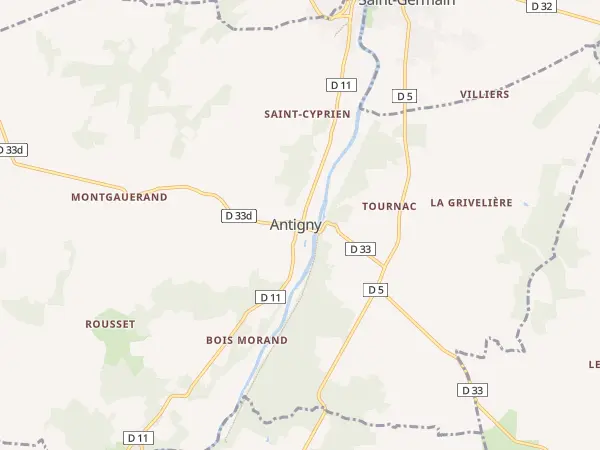 Plan de Antigny