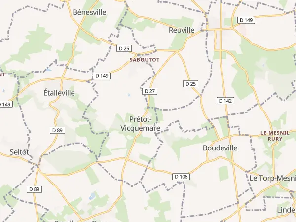 Plan de Prétot-Vicquemare