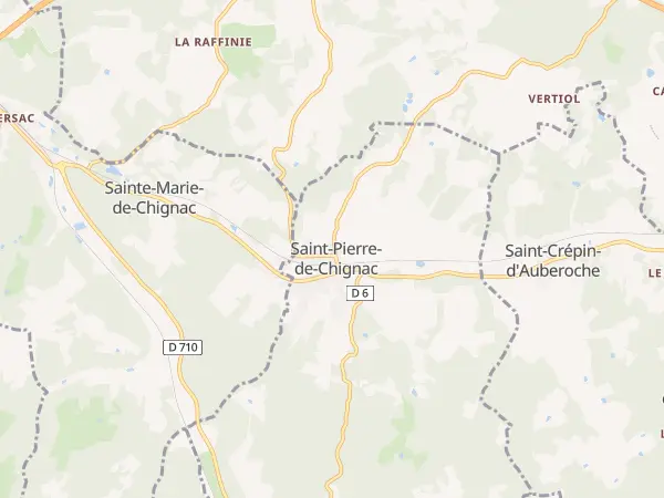 Plan de Saint-Pierre-de-Chignac