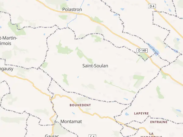 Plan de Saint-Soulan