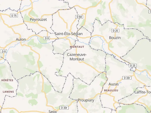 Plan de Cazeneuve-Montaut