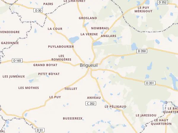 Plan de Brigueuil
