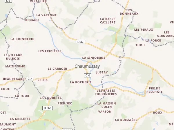 Plan de Chaumussay