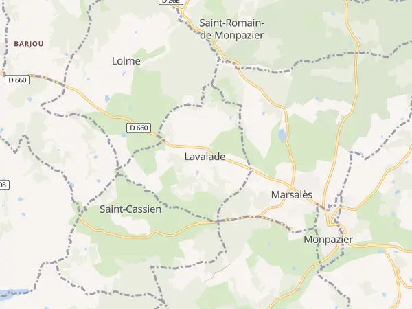 Plan de Lavalade