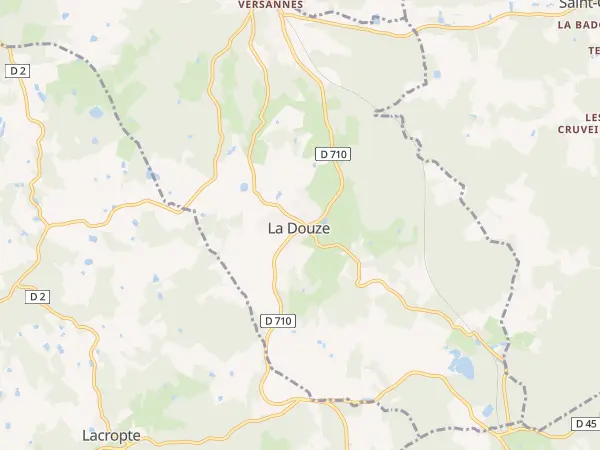 Plan de La Douze