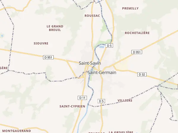 Plan de Saint-Savin