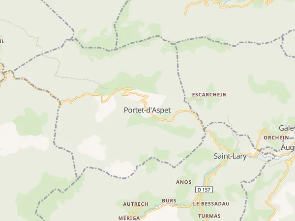 Plan de Portet-d’Aspet