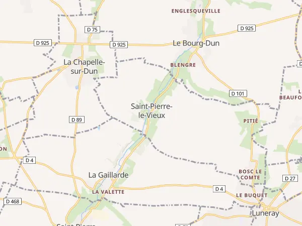 Plan de Saint-Pierre-le-Vieux