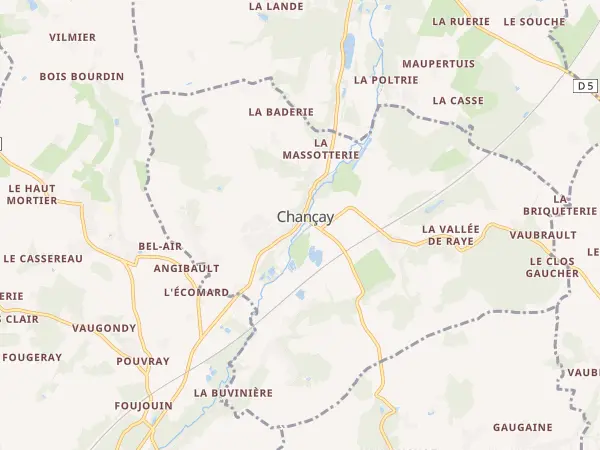 Plan de Chançay
