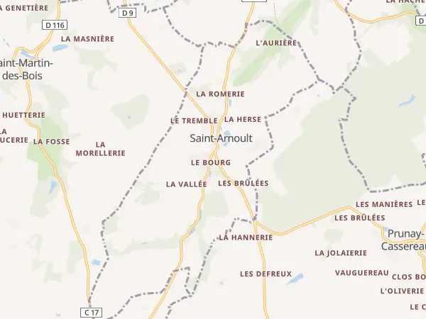 Plan de Saint-Arnoult