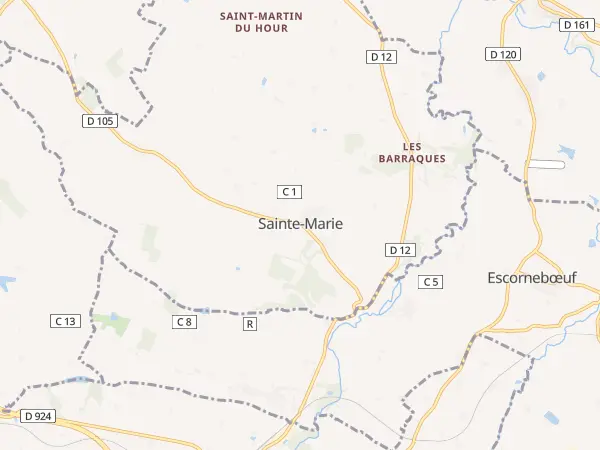 Plan de Sainte-Marie