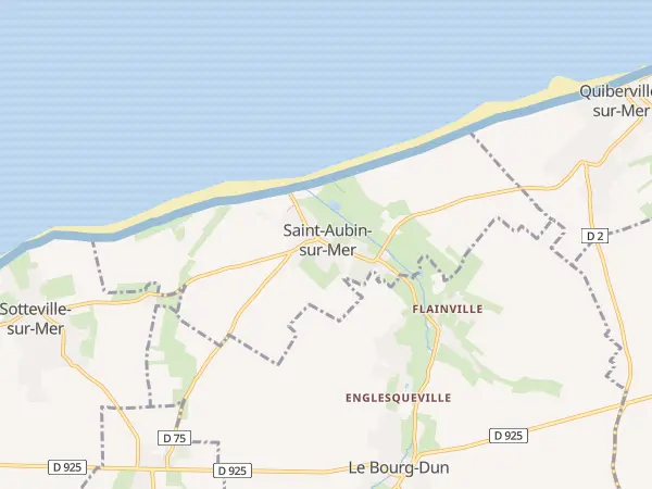 Plan de Saint-Aubin-sur-Mer
