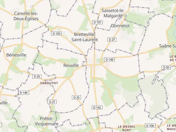Plan de Saint-Laurent-en-Caux