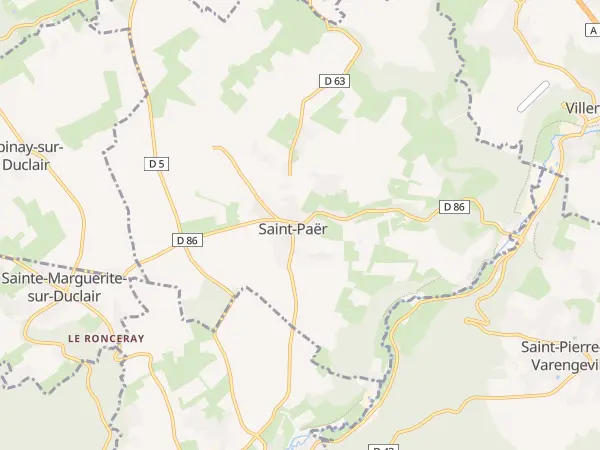 Plan de Saint-Paër
