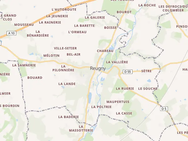 Plan de Reugny