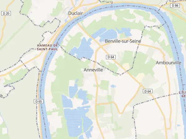 Plan de Anneville-Ambourville