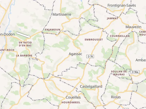 Plan de Agassac