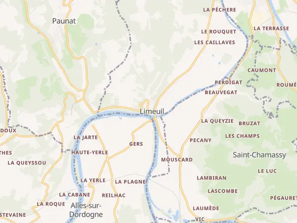 Plan de Limeuil