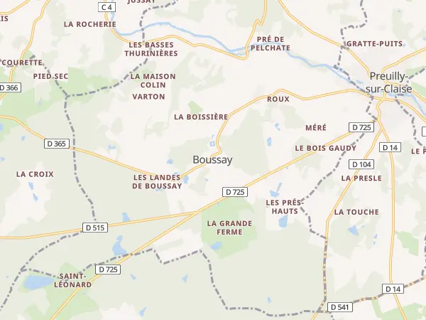 Plan de Boussay