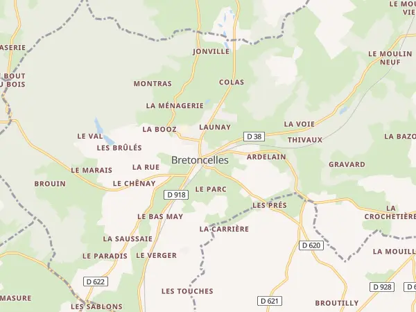 Plan de Bretoncelles