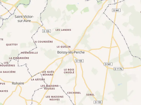 Plan de Boissy-lès-Perche