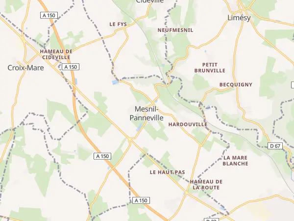 Plan de Mesnil-Panneville