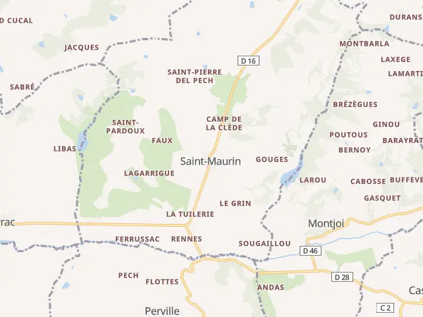 Plan de Saint-Maurin