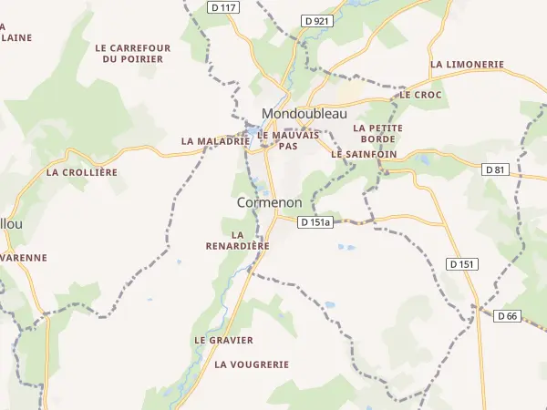 Plan de Cormenon