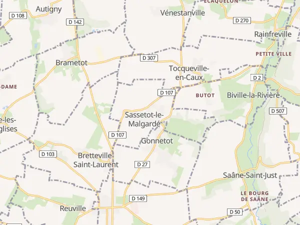 Plan de Sassetot-le-Malgardé