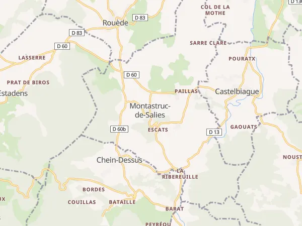Plan de Montastruc-de-Salies