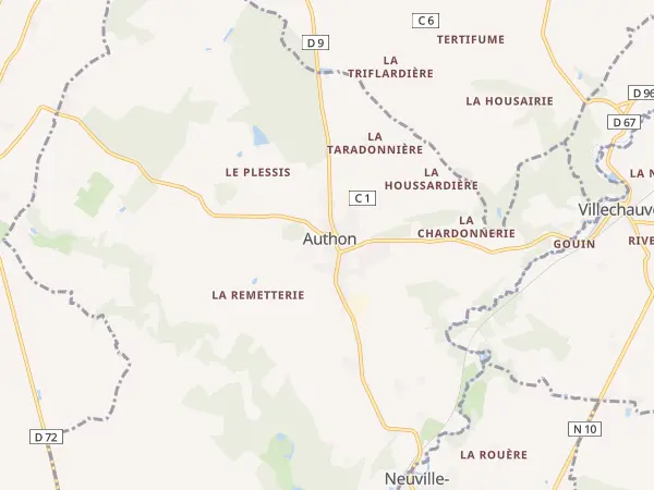 Plan de Authon