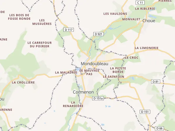 Plan de Mondoubleau