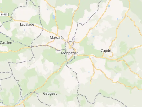 Plan de Monpazier