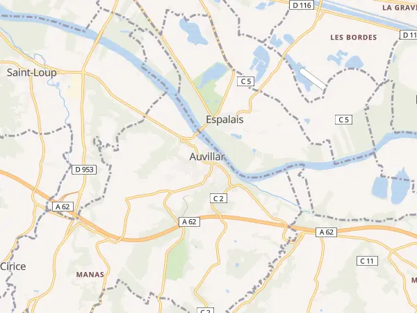 Plan de Auvillar