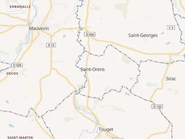 Plan de Saint-Orens