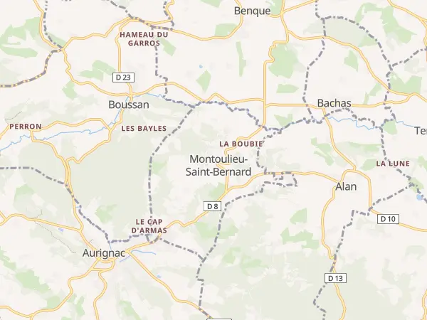 Plan de Montoulieu-Saint-Bernard