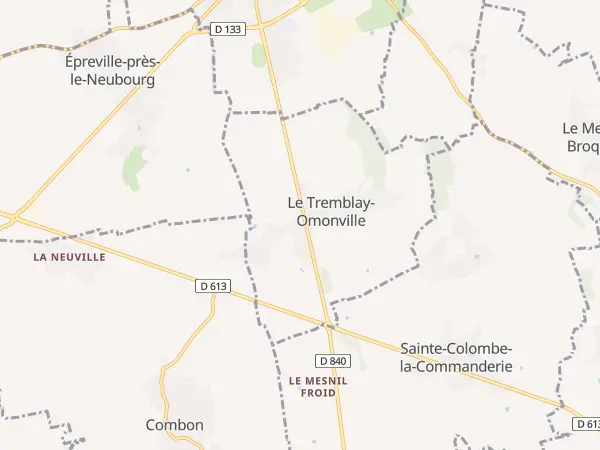 Plan du Tremblay-Omonville