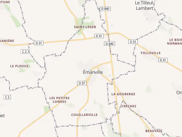 Plan de Émanville