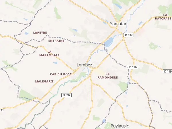 Plan de Lombez