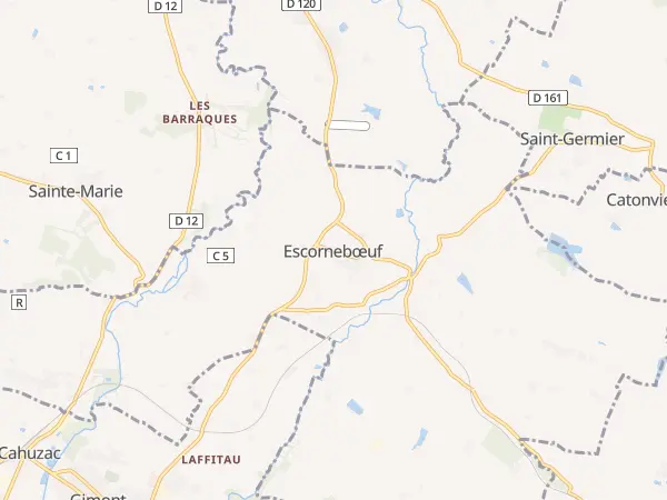 Plan de Escornebœuf