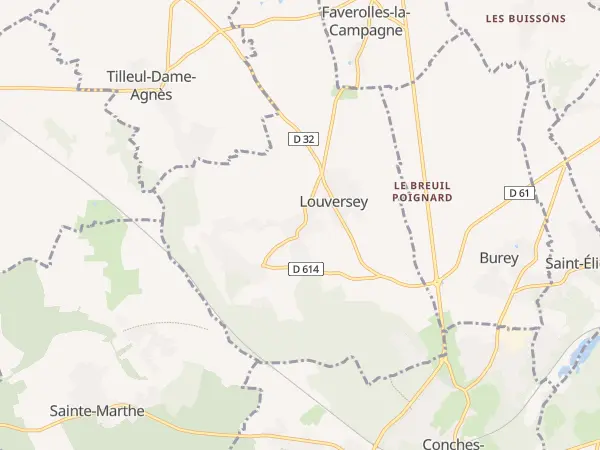 Plan de Louversey