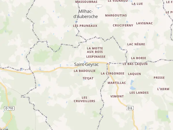 Plan de Saint-Geyrac