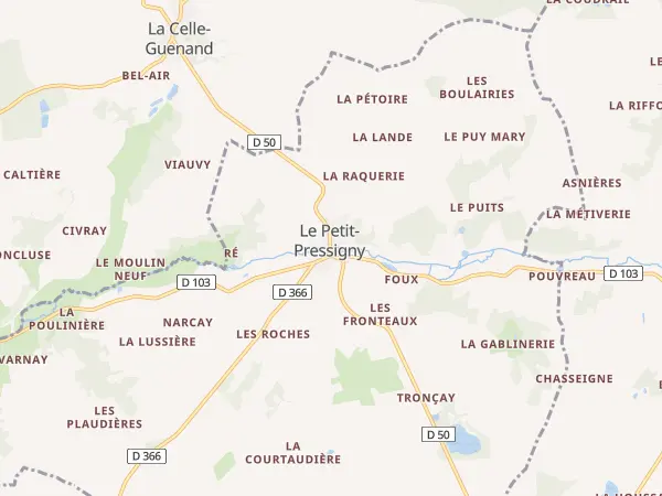 Plan du Petit-Pressigny