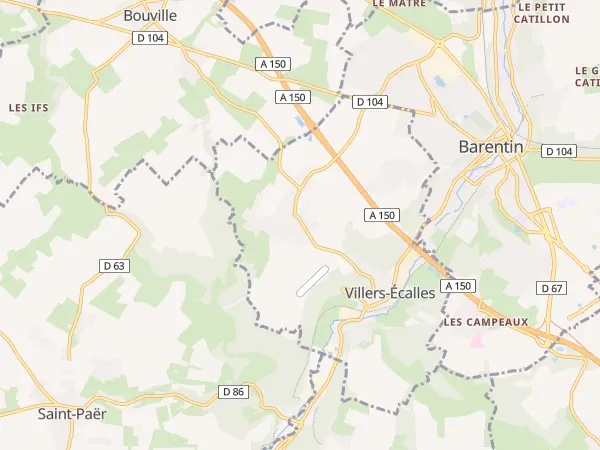 Plan de Villers-Écalles
