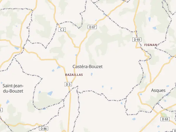 Plan de Castéra-Bouzet