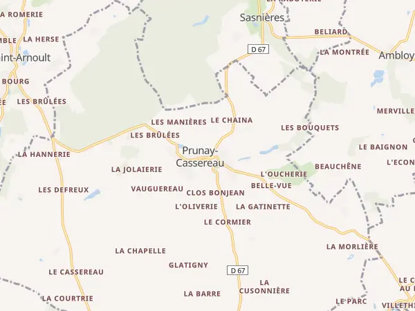 Plan de Prunay-Cassereau