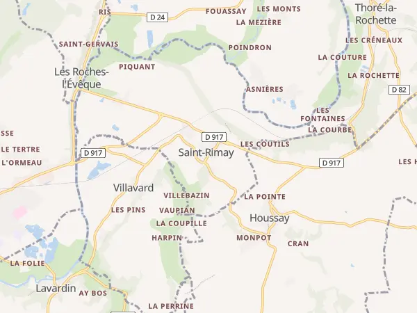 Plan de Saint-Rimay