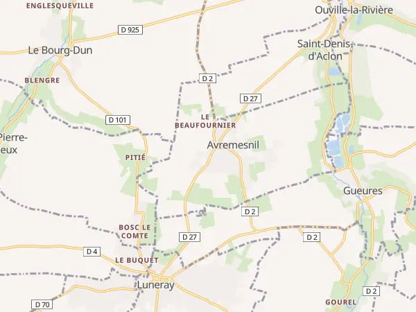 Plan de Avremesnil